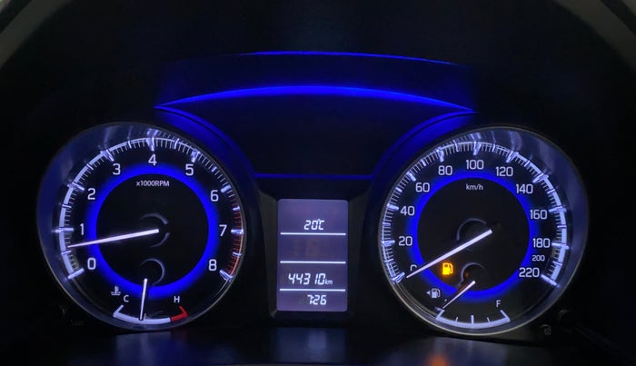 2018 Maruti Baleno DELTA PETROL 1.2, Petrol, Manual, 44,310 km, Odometer Image