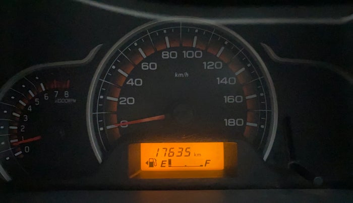 2017 Maruti Alto K10 VXI, Petrol, Manual, 17,625 km, Odometer Image