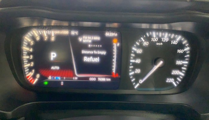 2022 Tata ALTROZ XZA PLUS DARK EDTION, Petrol, Automatic, 76,384 km, Odometer Image