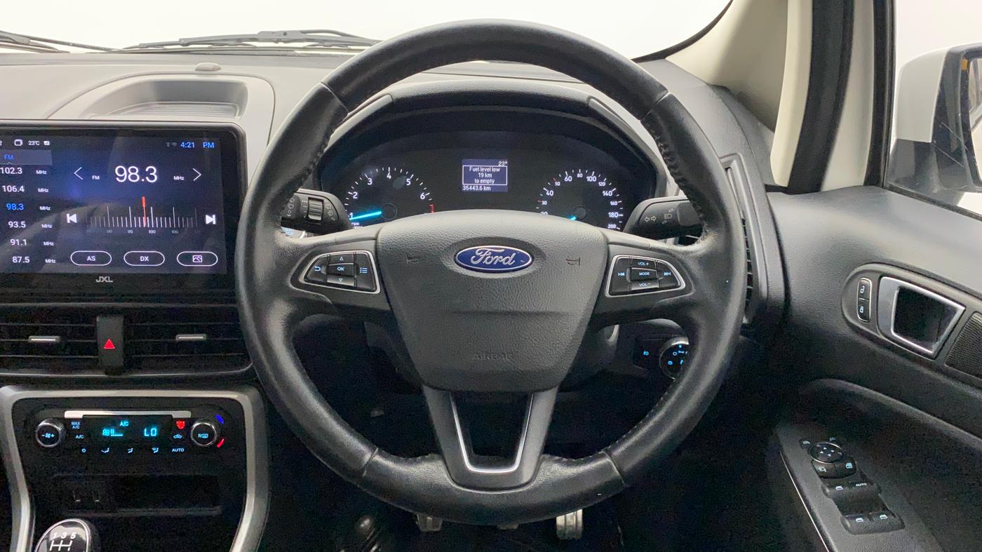 2018 Ford Ecosport TITANIUM 1.5L PETROL, Petrol, Manual, 35,443 km, Steering Wheel Close Up