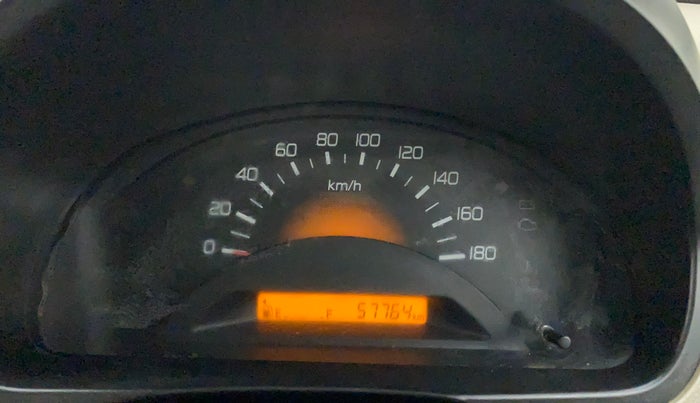 2014 Maruti Wagon R 1.0 LXI, Petrol, Manual, 57,764 km, Odometer Image