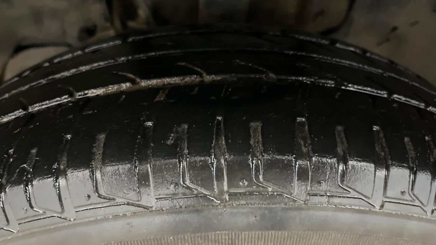 2024 Tata TIGOR XZ CNG, CNG, Manual, 44,589 km, Left Front Tyre Tread
