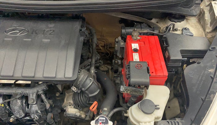 2014 Hyundai Grand i10 ASTA AT 1.2 KAPPA VTVT, Petrol, Automatic, 1,11,150 km, Engine View - Left