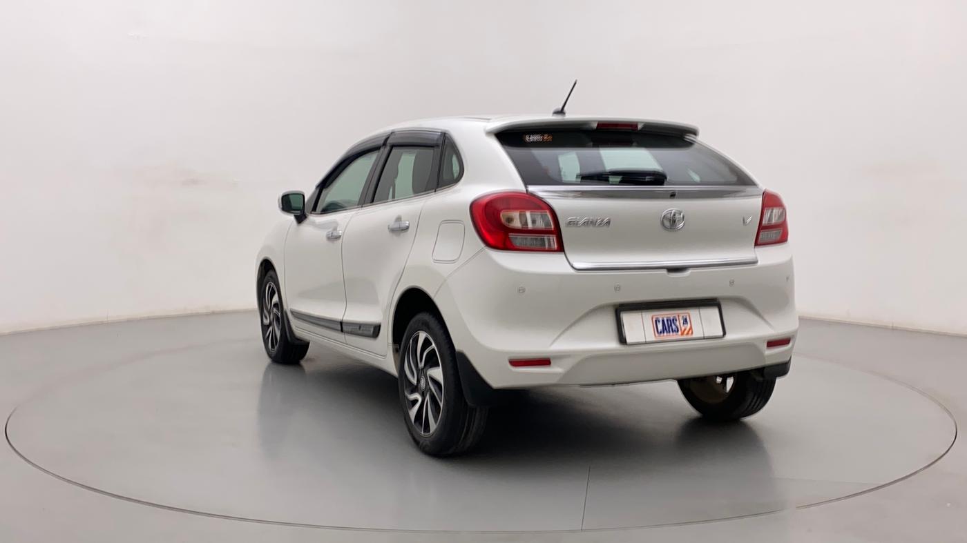 2021 Toyota Glanza V CVT, Petrol, Automatic, 12,500 km, Left Back Diagonal