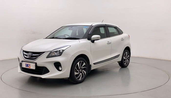 2021 Toyota Glanza V CVT, Petrol, Automatic, 12,500 km, Left Front Diagonal