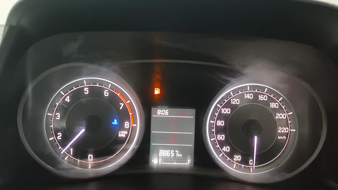 2020 Maruti Dzire VXI, Petrol, Manual, 88,649 km, Odometer Image