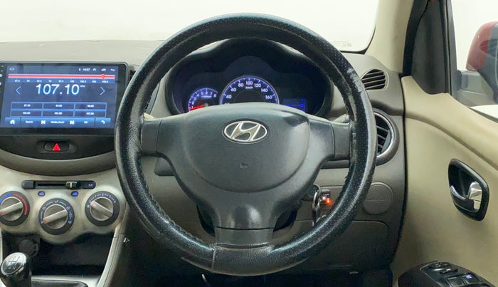 2012 Hyundai i10 MAGNA 1.2, CNG, Manual, 60,850 km, Steering Wheel Close Up