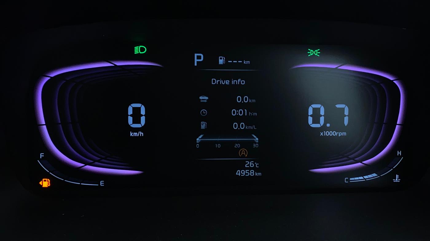 2023 KIA CARENS PRESTIGE PLUS 1.5 PETROL DCT 7 STR, Petrol, Automatic, 4,354 km, Odometer Image