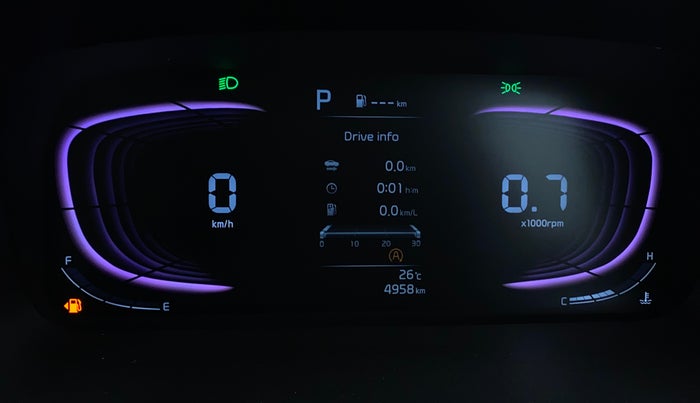 2023 KIA CARENS PRESTIGE PLUS 1.5 PETROL DCT 7 STR, Petrol, Automatic, 4,955 km, Odometer Image