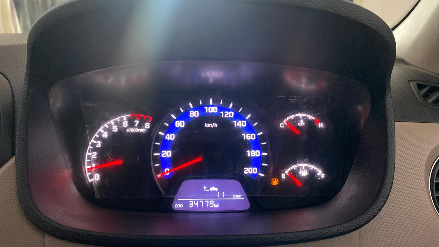2018 Hyundai Xcent S 1.2, Petrol, Manual, 34,778 km, Odometer Image