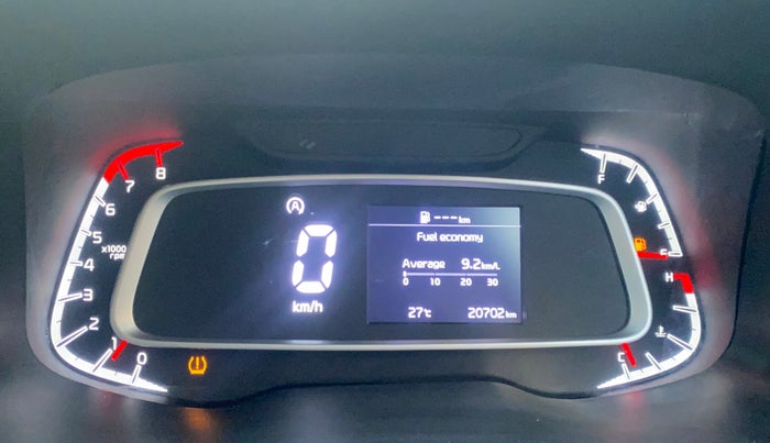 2023 KIA SONET HTE 1.2, Petrol, Manual, 20,690 km, Odometer Image