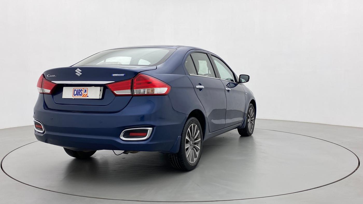 2018 Maruti Ciaz ALPHA 1.5 SHVS PETROL, Petrol, Manual, 57,378 km, Right Back Diagonal