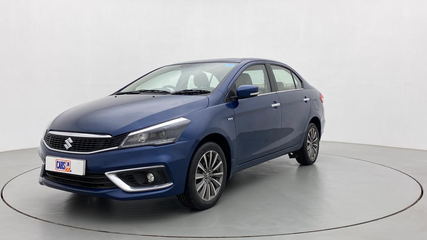 2018 Maruti Ciaz ALPHA 1.5 SHVS PETROL, Petrol, Manual, 57,378 km, Left Front Diagonal