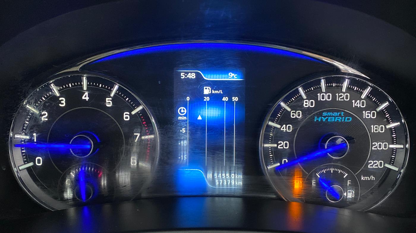 2018 Maruti Ciaz ALPHA 1.5 SHVS PETROL, Petrol, Manual, 57,378 km, Odometer Image