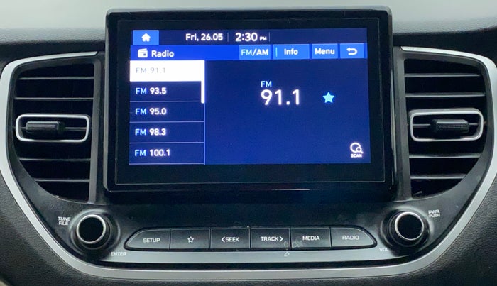 2020 Hyundai Verna S PLUS 1.5 CRDI, Diesel, Manual, 47,741 km, Infotainment System