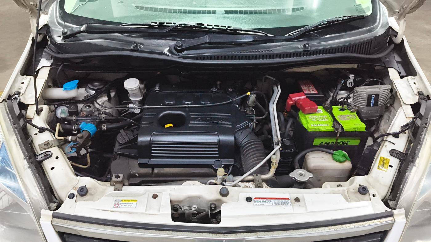 2018 Maruti Wagon R 1.0 VXI, CNG, Manual, 99,417 km, Engine View