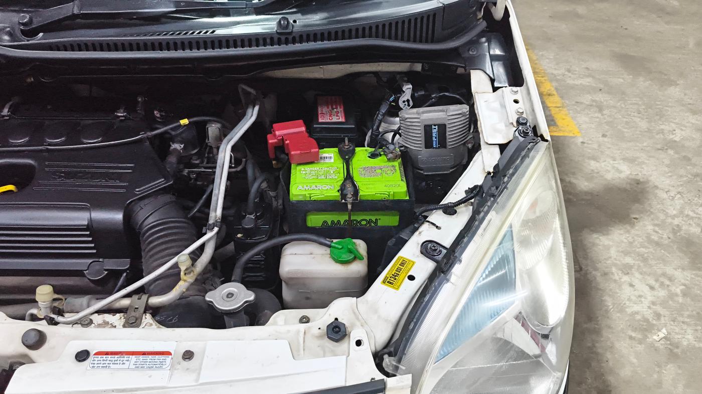 2018 Maruti Wagon R 1.0 VXI, CNG, Manual, 99,417 km, Engine View - Left