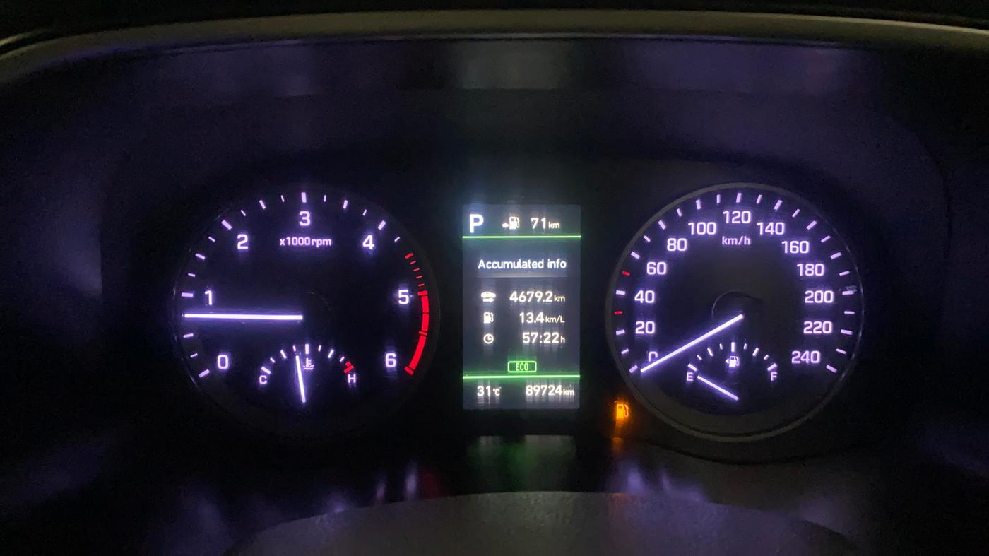 2021 Hyundai Tucson GLS 2WD AT DIESEL, Diesel, Automatic, 89,717 km, Odometer Image