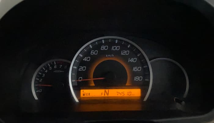 2016 Maruti Wagon R 1.0 VXI AMT FELICITY EDITION, Petrol, Automatic, 74,499 km, Odometer Image