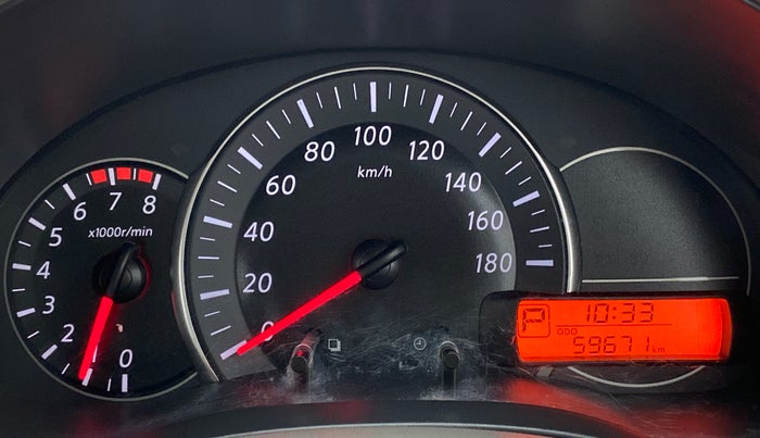 2014 Nissan Micra XV CVT, Petrol, Automatic, 59,671 km, Odometer Image