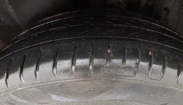 2018 Skoda Rapid STYLE 1.6 MPI AT, Petrol, Automatic, 59,579 km, Left Rear Tyre Tread