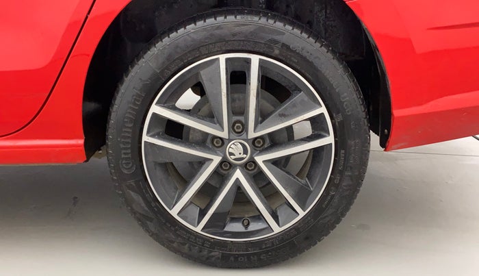 2018 Skoda Rapid STYLE 1.6 MPI AT, Petrol, Automatic, 59,579 km, Left Rear Wheel