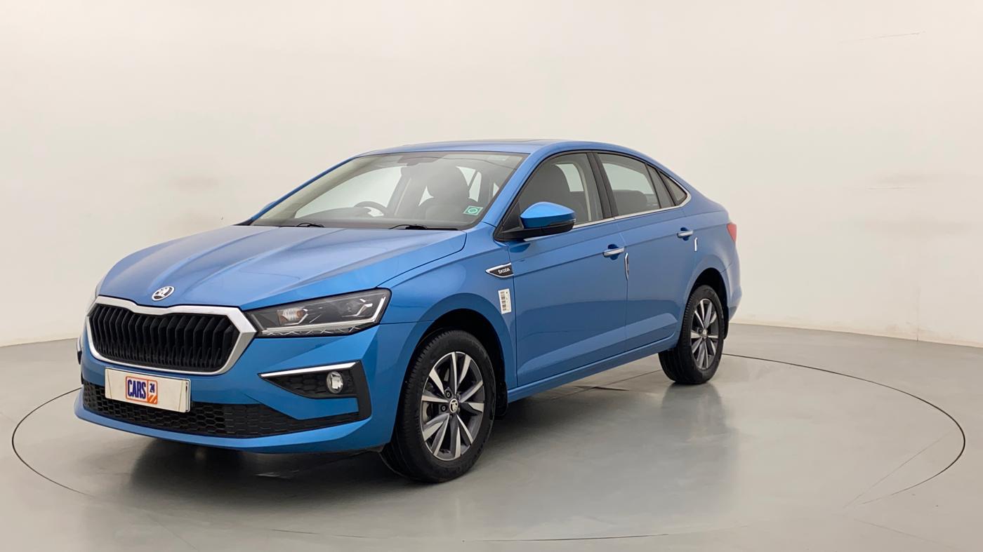 2023 Skoda SLAVIA STYLE 1.5L TSI DSG, Petrol, Automatic, 5,200 km, Left Front Diagonal