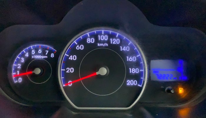 2012 Hyundai i10 MAGNA 1.1, Petrol, Manual, 72,222 km, Odometer Image