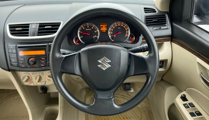 2014 Maruti Swift Dzire VDI, Diesel, Manual, 1,07,662 km, Steering Wheel Close Up