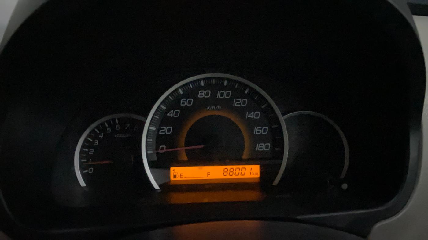 2013 Maruti Wagon R 1.0 VXI, Petrol, Manual, 87,989 km, Odometer Image
