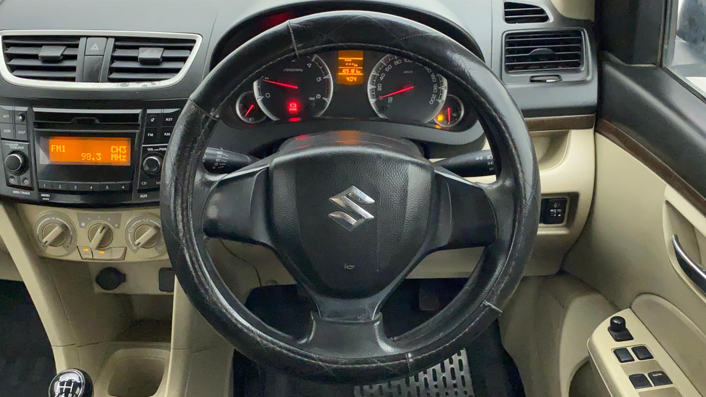 2016 Maruti Swift Dzire VDI ABS, Diesel, Manual, 1,05,283 km, Steering Wheel Close Up