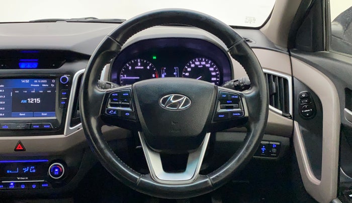 2018 Hyundai Creta SX 1.6 DIESEL, Diesel, Manual, 1,28,516 km, Steering Wheel Close Up