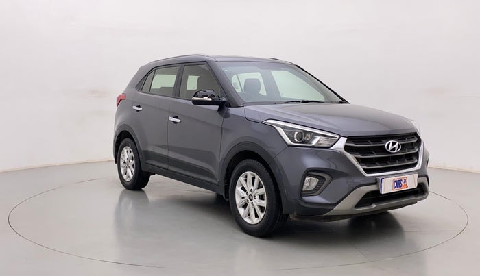 2018 Hyundai Creta SX 1.6 DIESEL, Diesel, Manual, 1,28,516 km, Right Front Diagonal