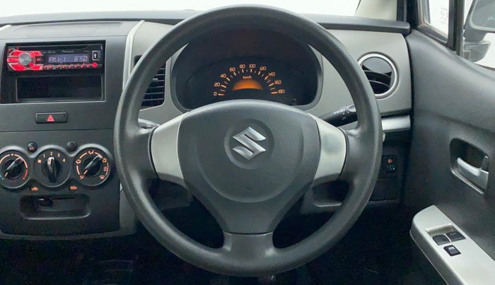 2012 Maruti Wagon R 1.0 LXI, Petrol, Manual, 63,376 km, Steering Wheel Close Up