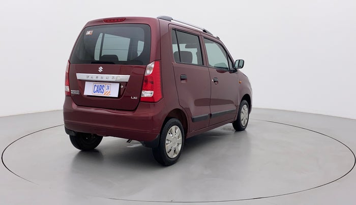 2012 Maruti Wagon R 1.0 LXI, Petrol, Manual, 63,376 km, Right Back Diagonal