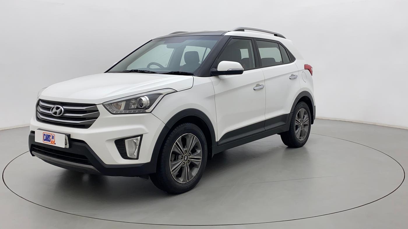 2016 Hyundai Creta SX PLUS AT 1.6 PETROL, Petrol, Automatic, 74,364 km, Left Front Diagonal
