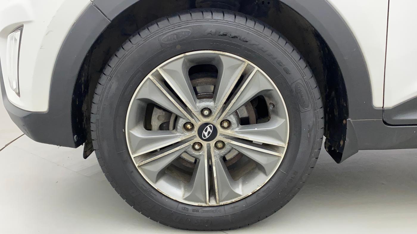 2016 Hyundai Creta SX PLUS AT 1.6 PETROL, Petrol, Automatic, 74,364 km, Left Front Wheel