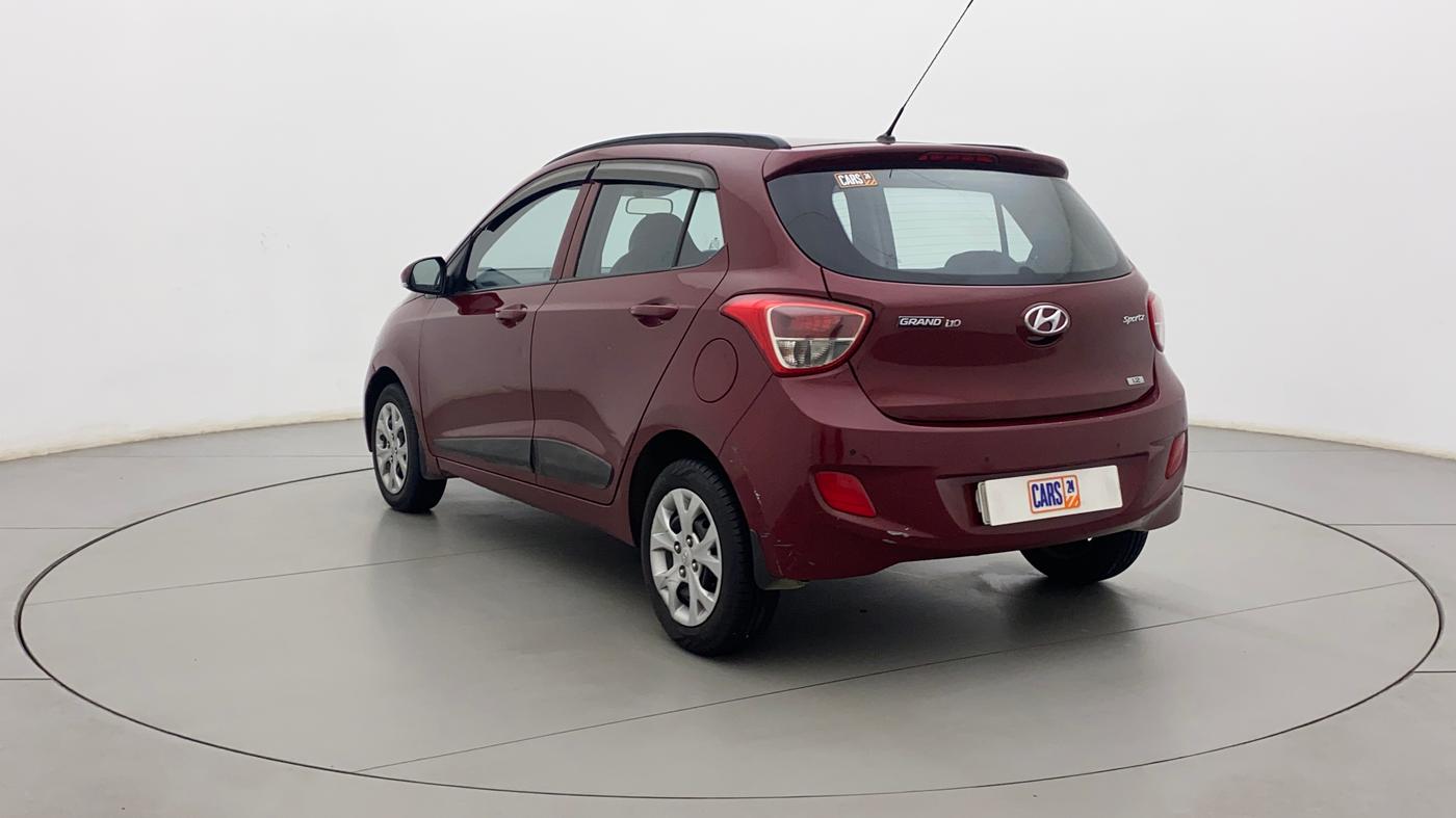 2015 Hyundai Grand i10 SPORTZ 1.2 KAPPA VTVT, Petrol, Manual, 41,168 km, Left Back Diagonal