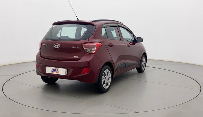 2015 Hyundai Grand i10 SPORTZ 1.2 KAPPA VTVT, Petrol, Manual, 41,168 km, Right Back Diagonal