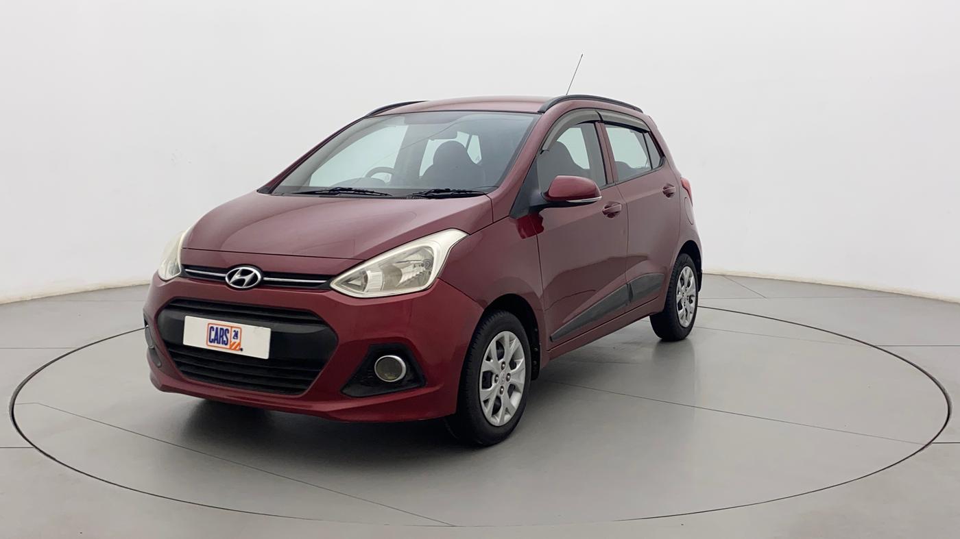 2015 Hyundai Grand i10 SPORTZ 1.2 KAPPA VTVT, Petrol, Manual, 41,168 km, Left Front Diagonal
