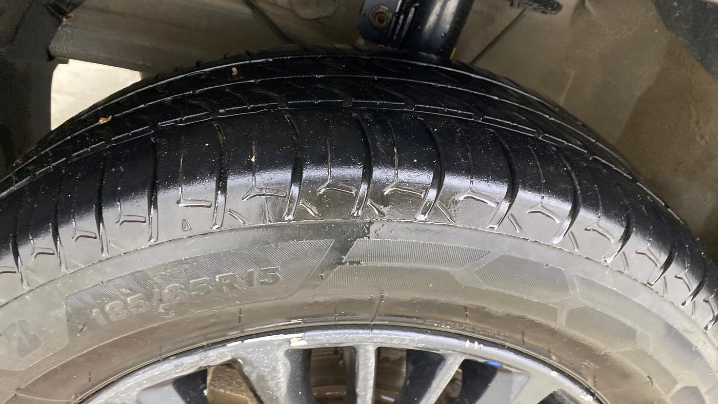 2021 Maruti XL6 ZETA MT, Petrol, Manual, 1,14,922 km, Left Front Tyre Tread