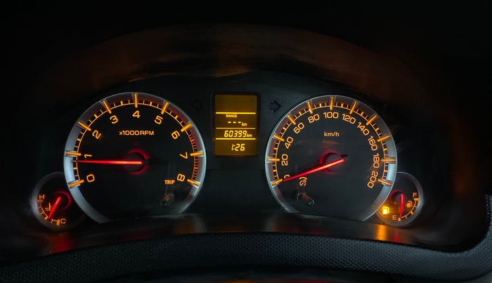 2014 Maruti Swift Dzire VXI, Petrol, Manual, 60,371 km, Odometer Image