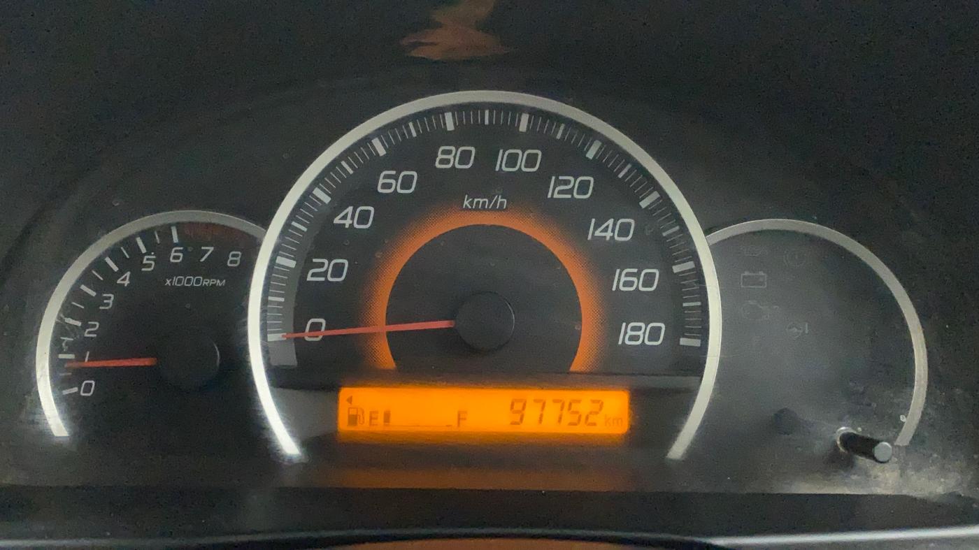 2014 Maruti Wagon R 1.0 VXI, Petrol, Manual, 97,752 km, Odometer Image
