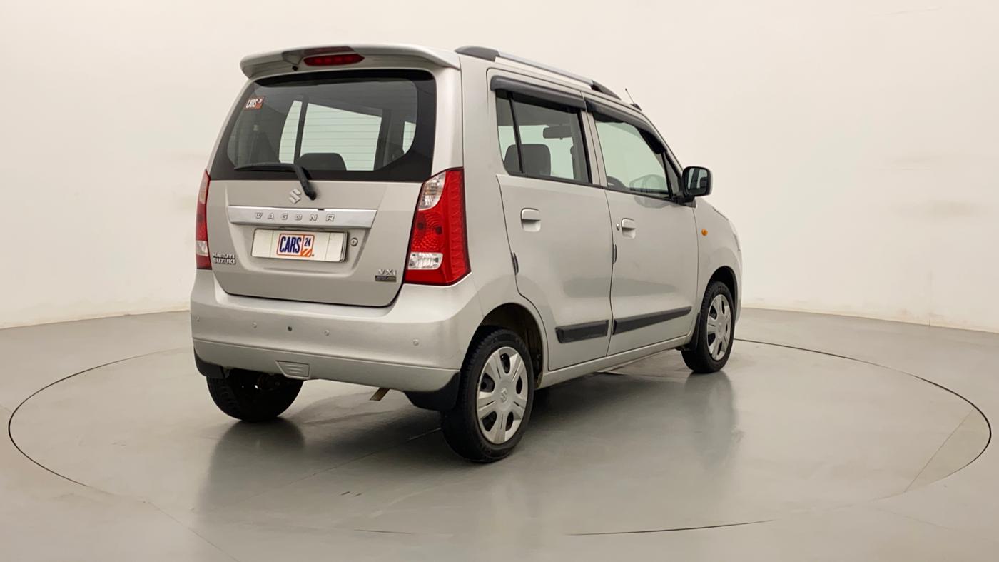 2017 Maruti Wagon R 1.0 VXI AMT, Petrol, Automatic, 52,474 km, Right Back Diagonal