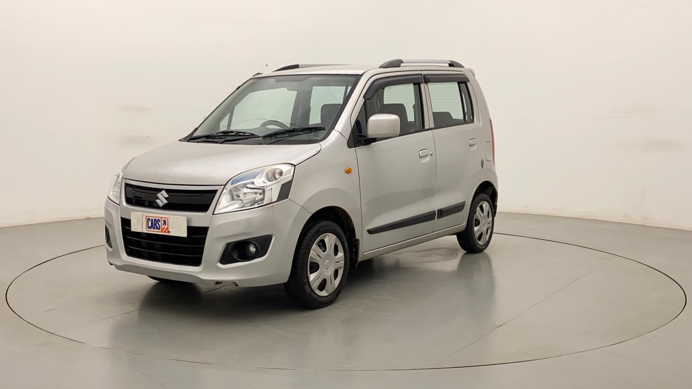 2017 Maruti Wagon R 1.0 VXI AMT, Petrol, Automatic, 52,474 km, Left Front Diagonal