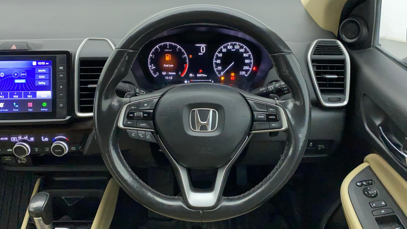 2020 Honda City 1.5L I-VTEC ZX CVT, Petrol, Automatic, 34,860 km, Steering Wheel Close Up
