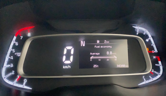 2020 KIA SONET GTX PLUS 1.0 IMT, Petrol, Manual, 34,305 km, Odometer Image