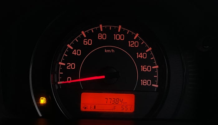 2020 Maruti New Wagon-R VXI 1.2, Petrol, Manual, 77,380 km, Odometer Image