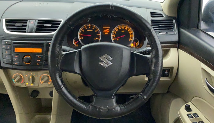 2013 Maruti Swift Dzire VXI, Petrol, Manual, 47,406 km, Steering Wheel Close Up