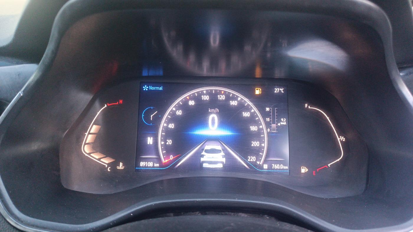 2022 Renault Kiger RXZ AMT, Petrol, Automatic, 89,107 km, Odometer Image